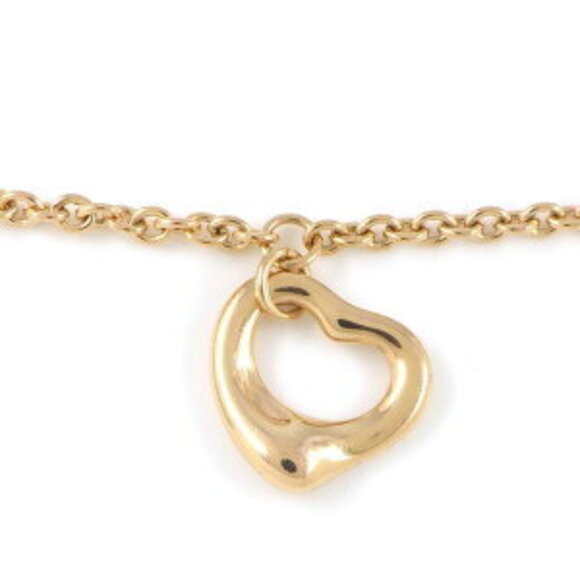Tiffany Co Open Heart Bracelet Gold - Picture 2 of 9